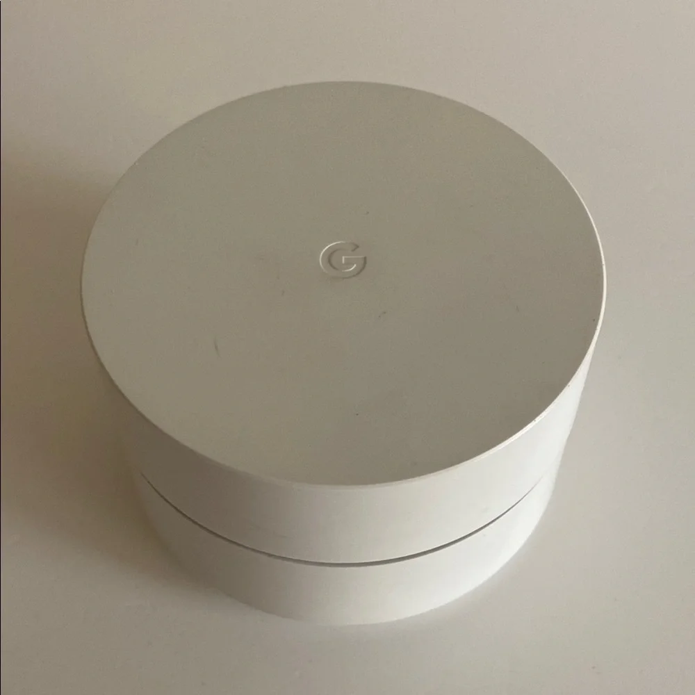 Google Mesh GJ2CQ WiFi Router White only no power cord replacement